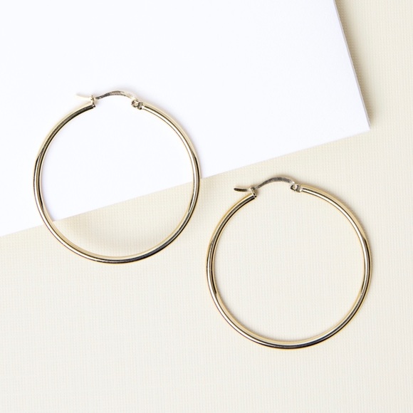 Blanc + Rosé | ‘Moncler’ Gold Plated Earrings - Picture 1 of 4